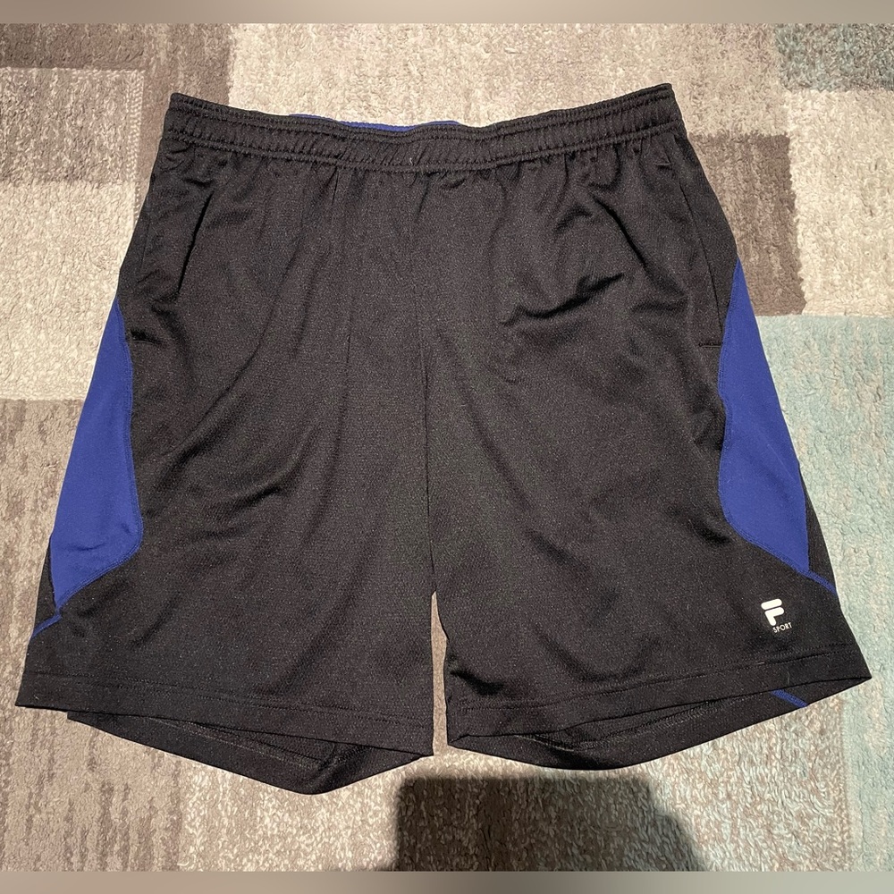Fila Men’s Black Athletic Shorts